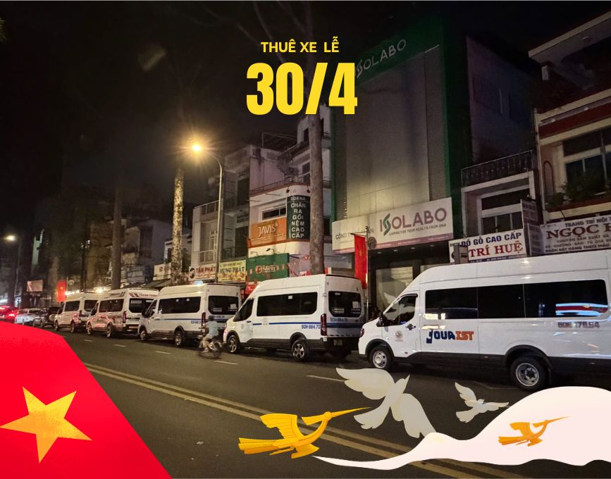 Thuê xe tăng mạnh trong dịp lễ 30/4